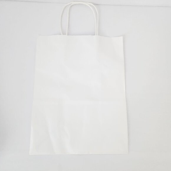 NEW BagDream Paper Gift Bags with Handles ~ 8x4.25x10.5 ~ White ~ 29 Count - Picture 2 of 5